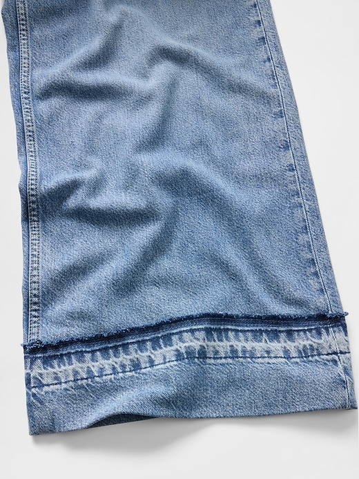 jean baggy ultra-doux taille mi-haute