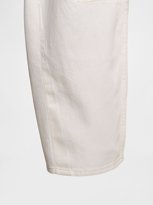 jean taille haute ultra-doux à motif fer à cheval