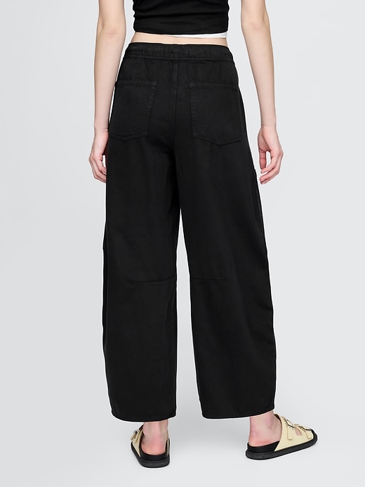 jean taille mi-haute ultra-doux et confortable à motif fer à cheval