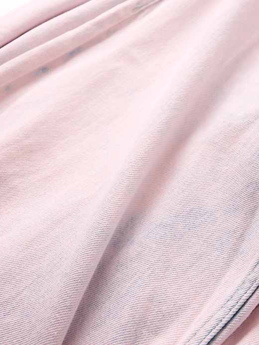 jean taille haute ultra-doux à motif fer à cheval