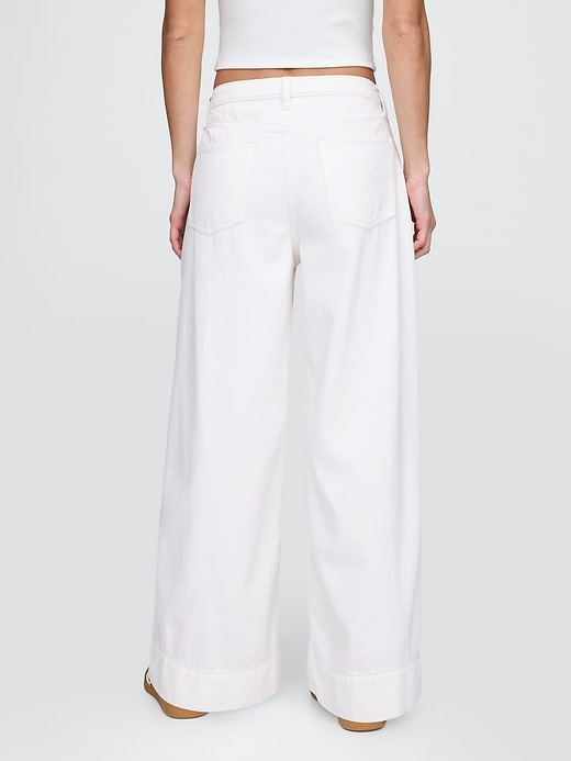 jean baggy ultra-doux taille mi-haute