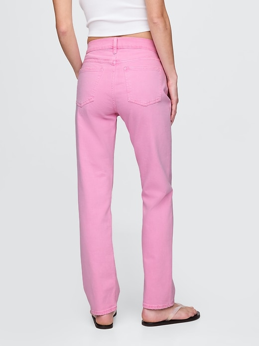 jean slim droit taille haute années 90