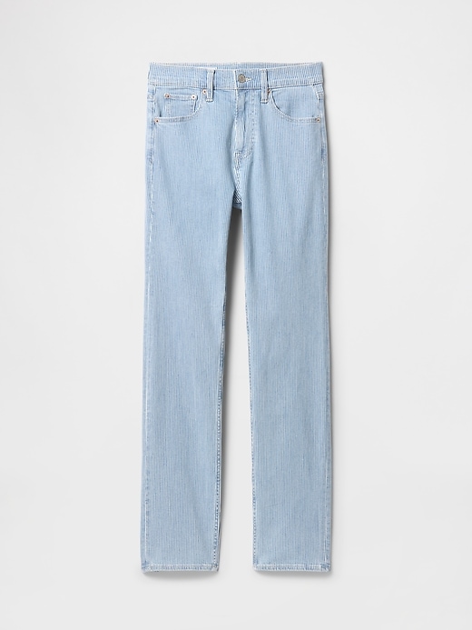 jean slim droit taille haute années 90