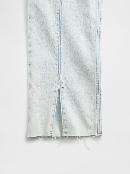 jean slim droit taille haute années 90