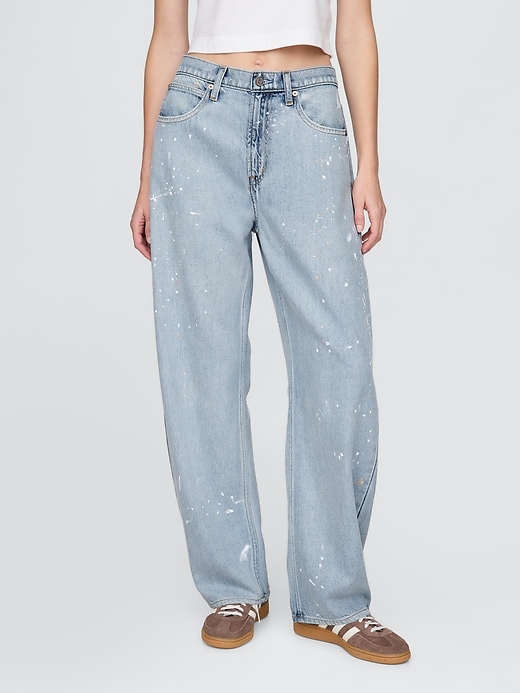 jean taille haute ultra-doux à tonneau