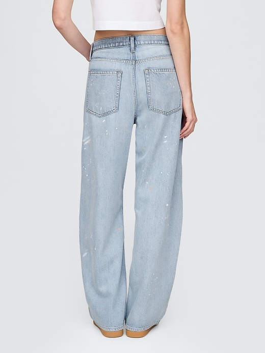jean taille haute ultra-doux à tonneau