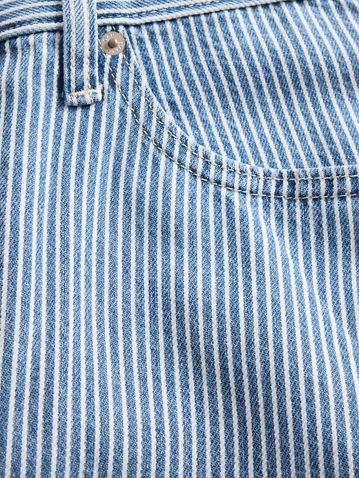 jean rayé ultra-doux taille haute
