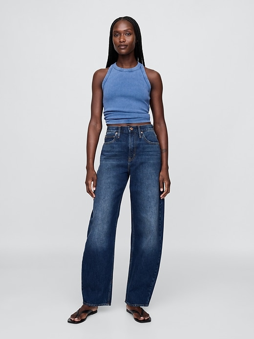 jeans taille haute