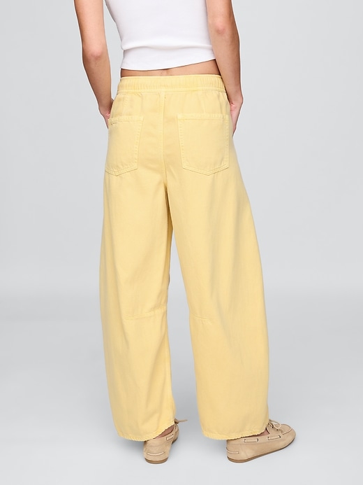 jean taille mi-haute ultra-doux et confortable à motif fer à cheval