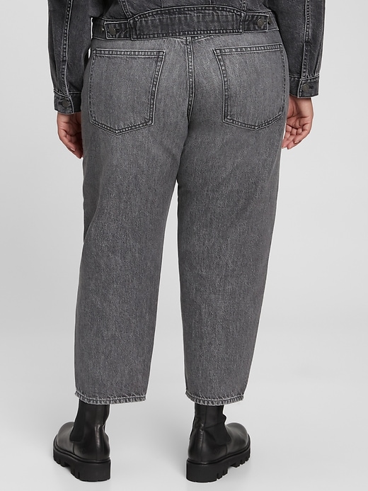jean taille haute barrel avec washwell