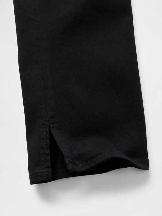 jean capri taille haute et court