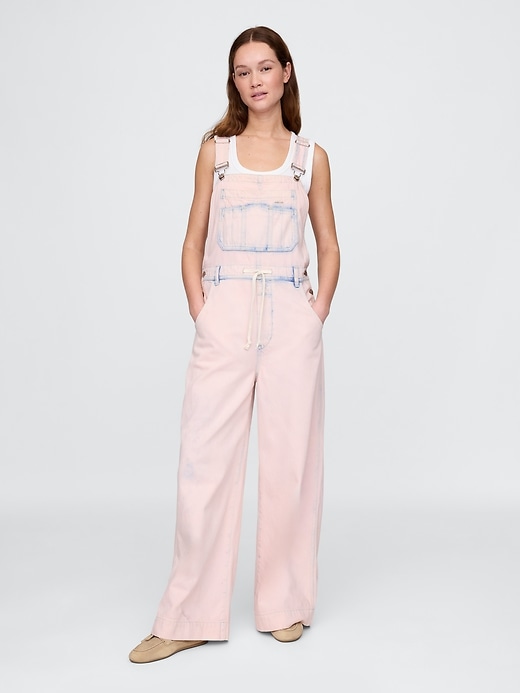 salopette ample en denim ultra-doux