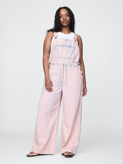 salopette ample en denim ultra-doux