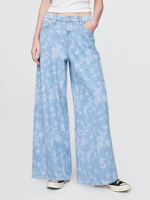 jean baggy ultra-doux taille mi-haute