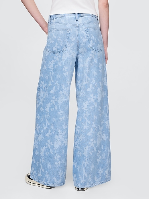 jean baggy ultra-doux taille mi-haute