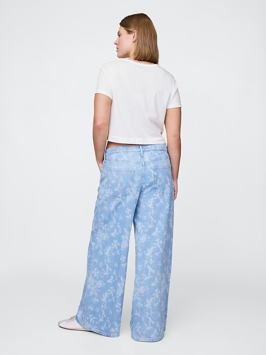 jean baggy ultra-doux taille mi-haute