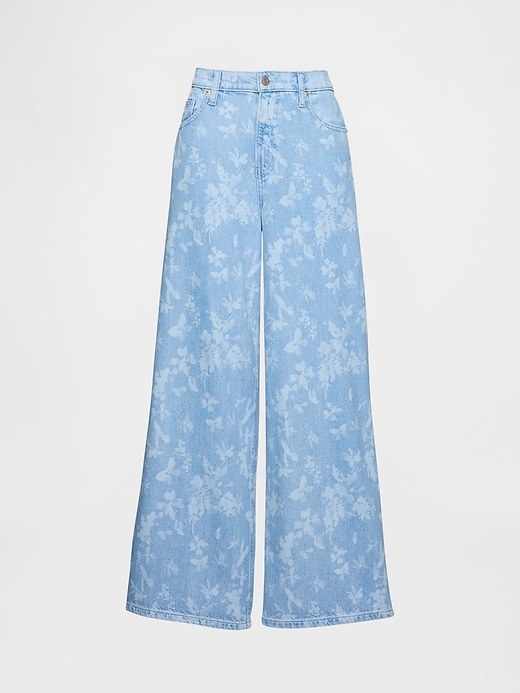jean baggy ultra-doux taille mi-haute