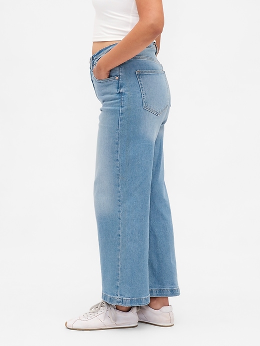 jean large à jambes hautes et chevilles pour femmes rondes