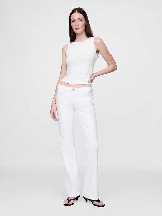 jeans taille basse longs et fins
