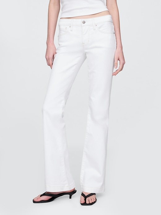 jeans taille basse longs et fins