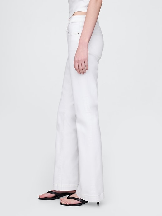 jeans taille basse longs et fins