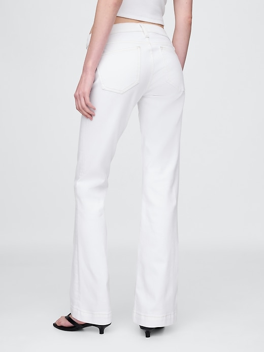 jeans taille basse longs et fins