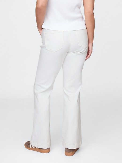 jeans taille basse longs et fins
