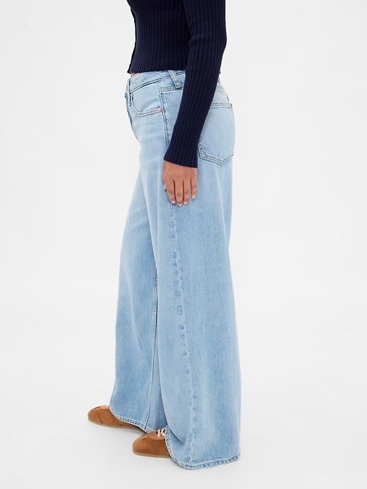 jean baggy ultra-doux taille mi-haute pour femmes rondes
