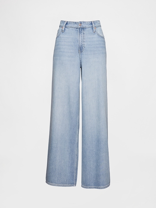jean baggy ultra-doux taille mi-haute pour femmes rondes