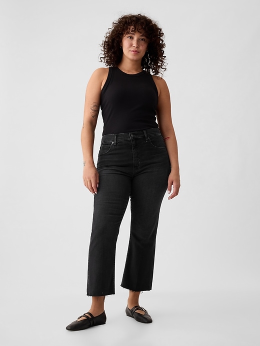 jean évasé taille haute