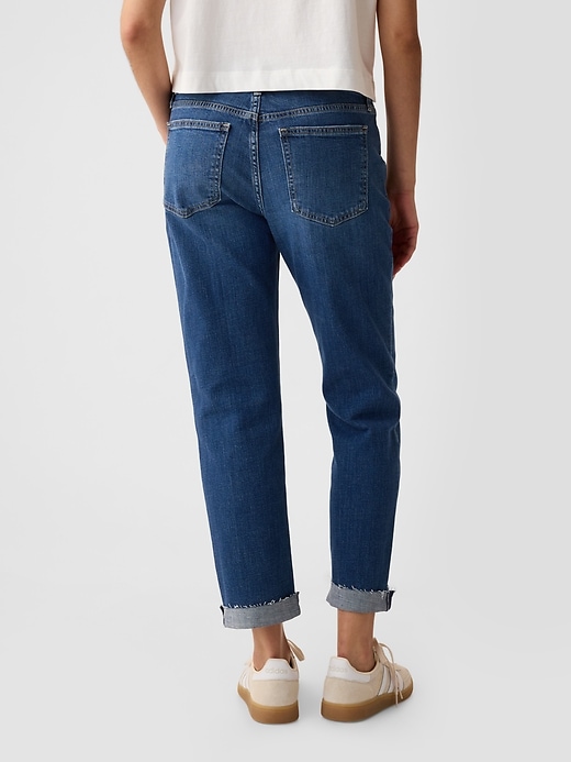 jean boyfriend taille mi-haute