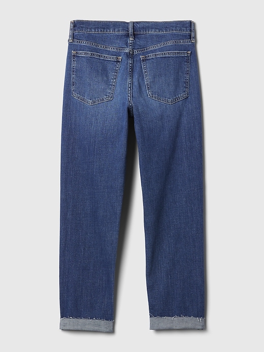 jean boyfriend taille mi-haute