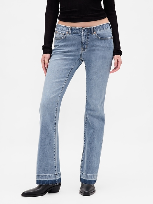 jeans taille basse longs et fins