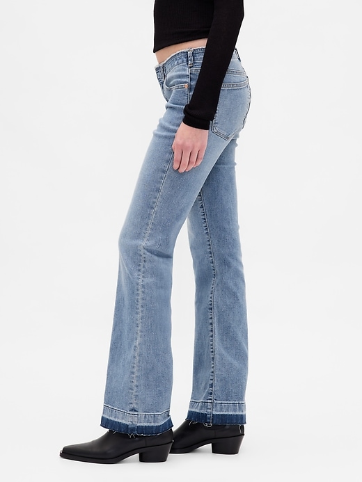 jeans taille basse longs et fins