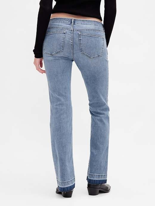 jeans taille basse longs et fins