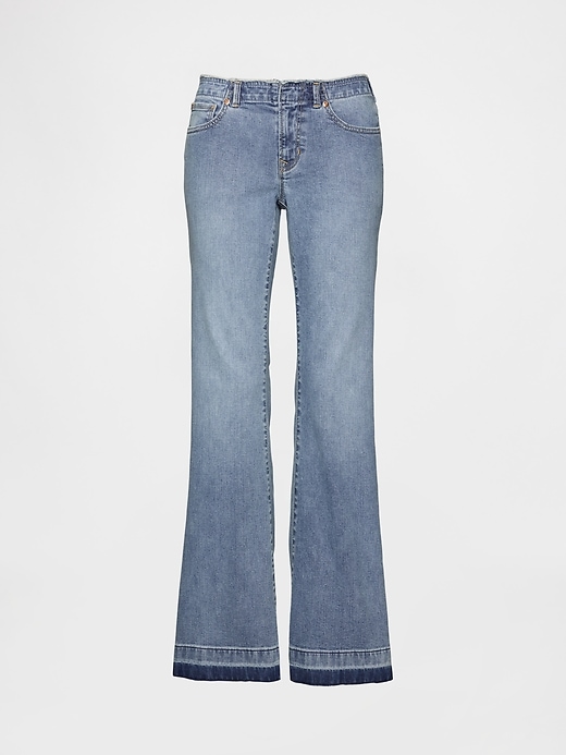 jeans taille basse longs et fins