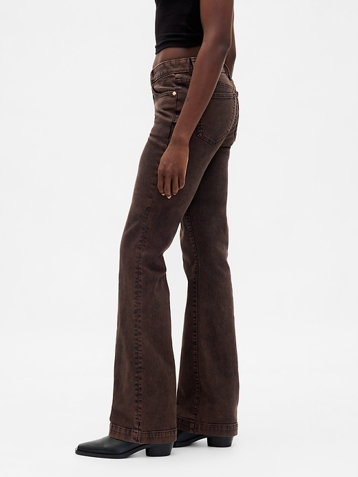 jeans taille basse longs et fins