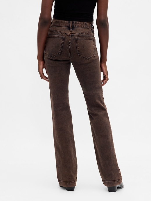 jeans taille basse longs et fins