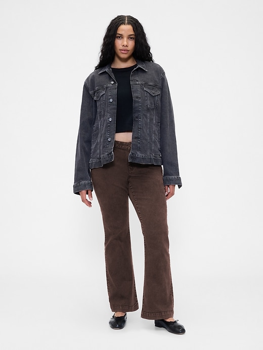 jeans taille basse longs et fins