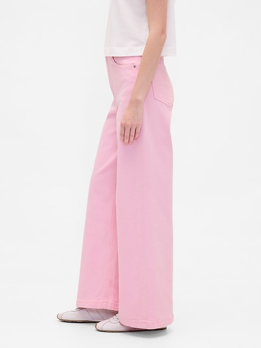 jean taille haute sky stride à jambes larges