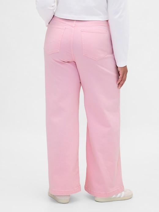 jean taille haute sky stride à jambes larges