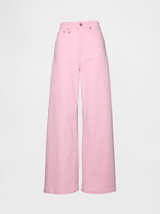 jean taille haute sky stride à jambes larges