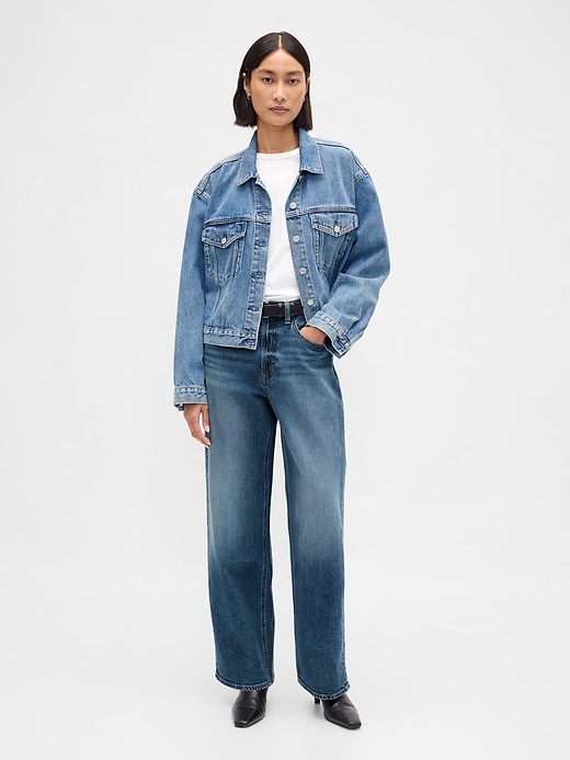 jean ample taille haute années 90