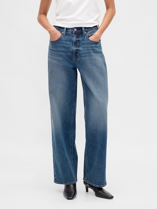 jean ample taille haute années 90