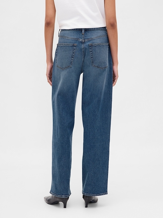 jean ample taille haute années 90