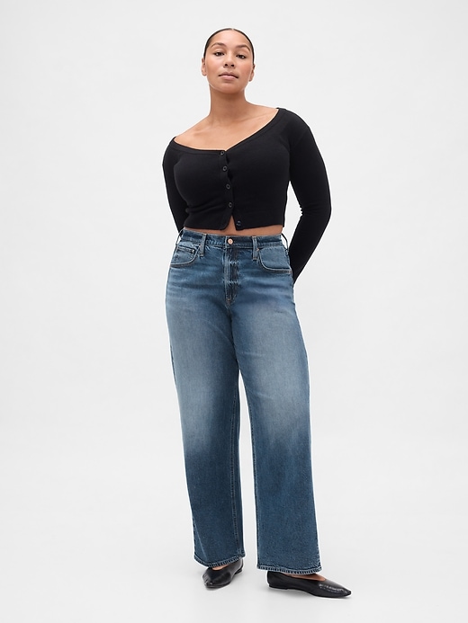 jean ample taille haute années 90