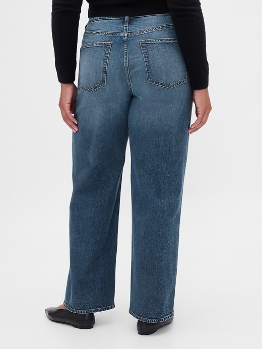 jean ample taille haute années 90