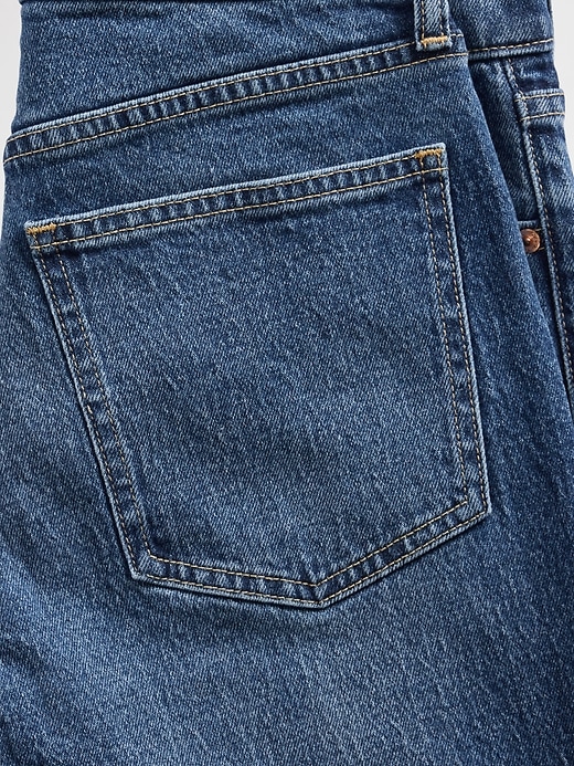 jean slim droit taille haute années 90