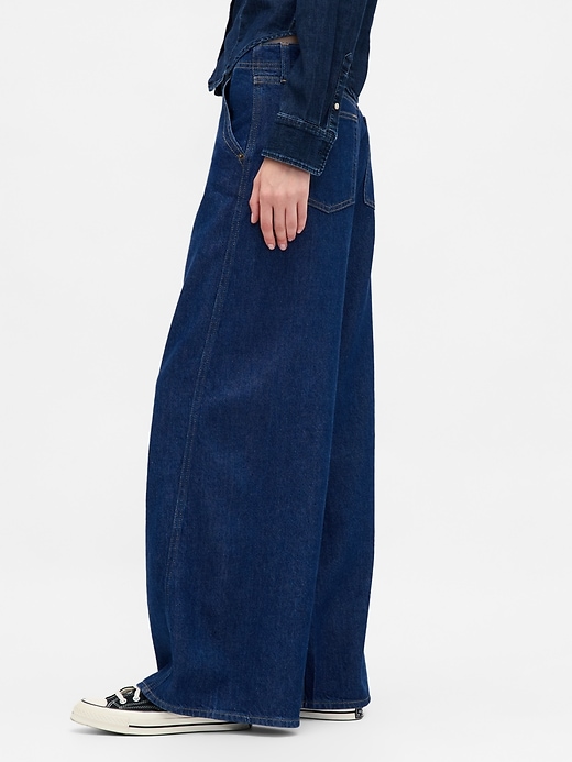 jean baggy ultra-doux taille mi-haute