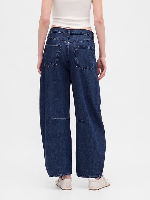 jean à taille haute ultra-doux croisé en forme de fer à cheval